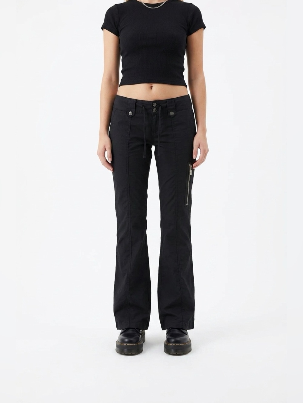 Low rise  90s flare pants